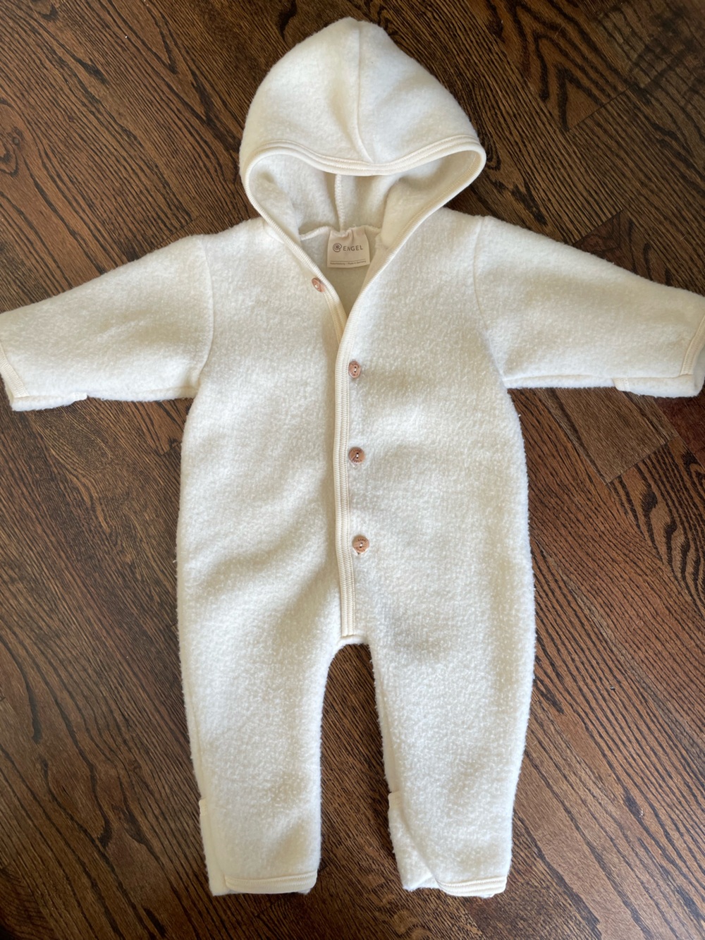 Engel baby warm overall romper. 3-6m